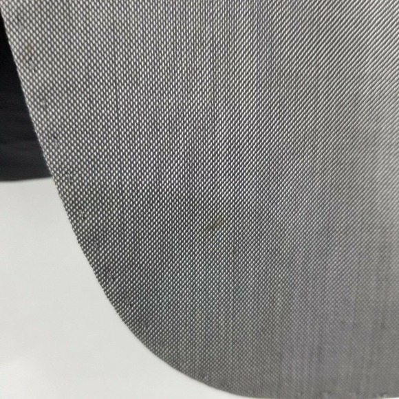 Zara Man Mens 38 Silver Gray Silk and Wool Blazer Sport Coat Suit Jacket - Picture 11 of 12